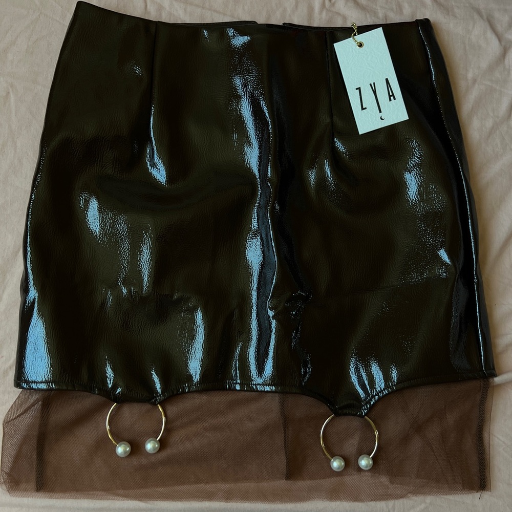 ZYA Leather skirt